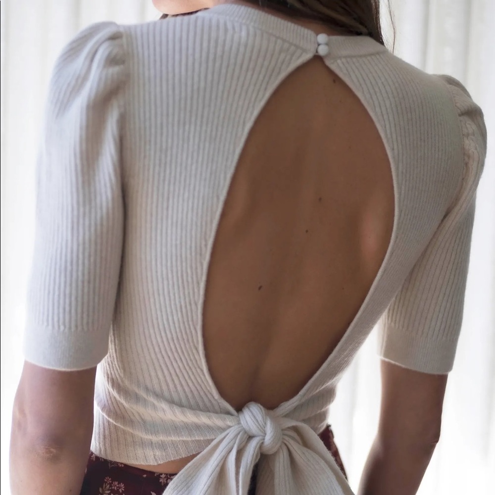 NWT Reformation cashmere Alida Sweater